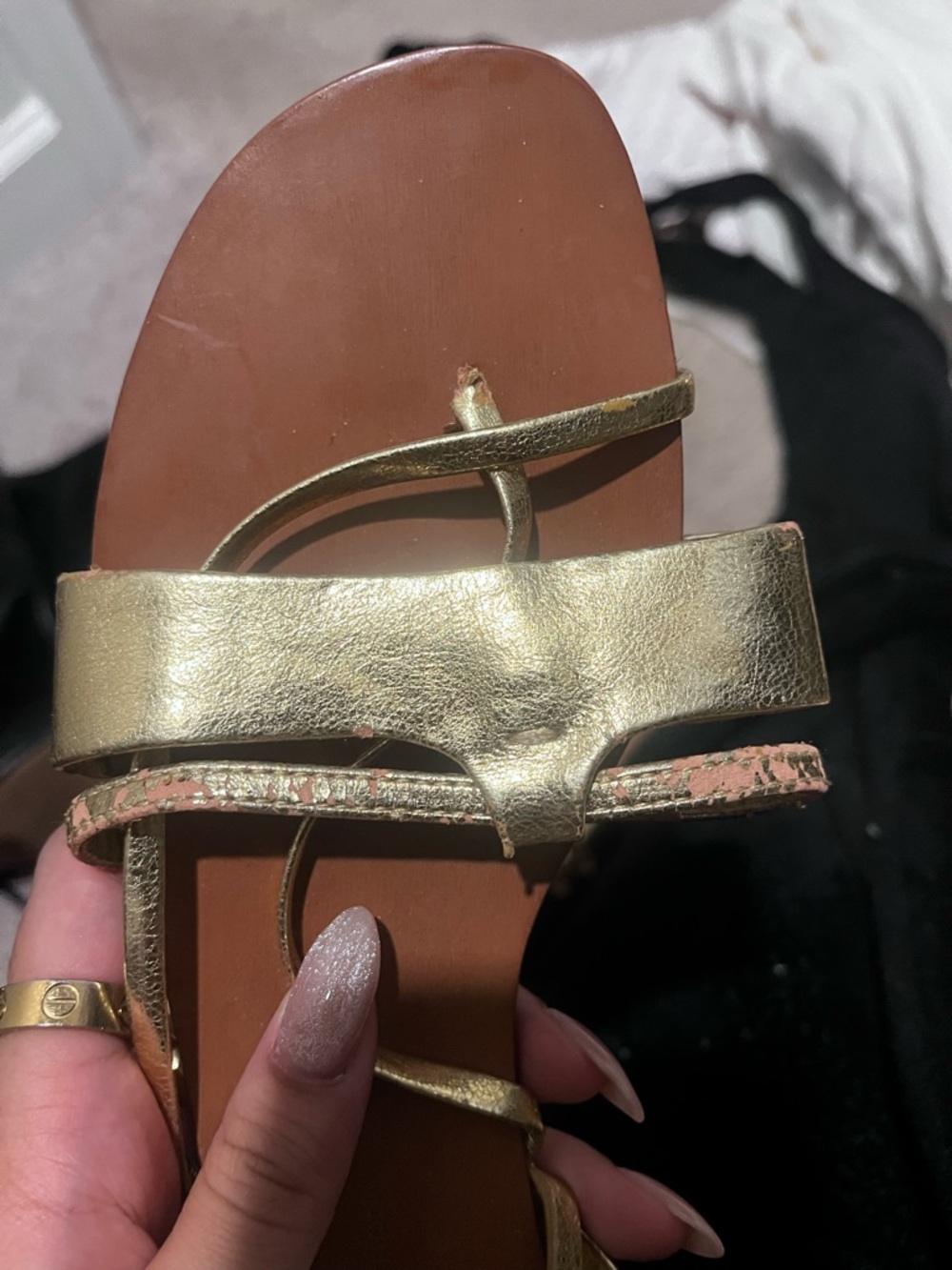 Gold Sandals - Picture 5 of 8
